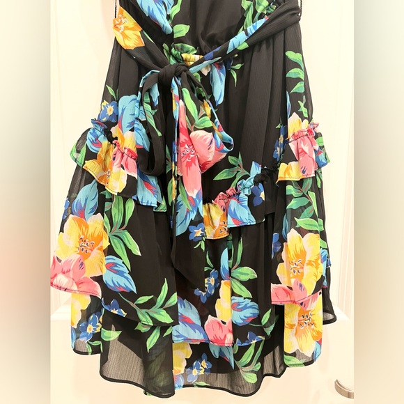 LAUREN RALPH LAUREN Floral Georgette Off THe Shoulder Dress - Picture 5 of 11